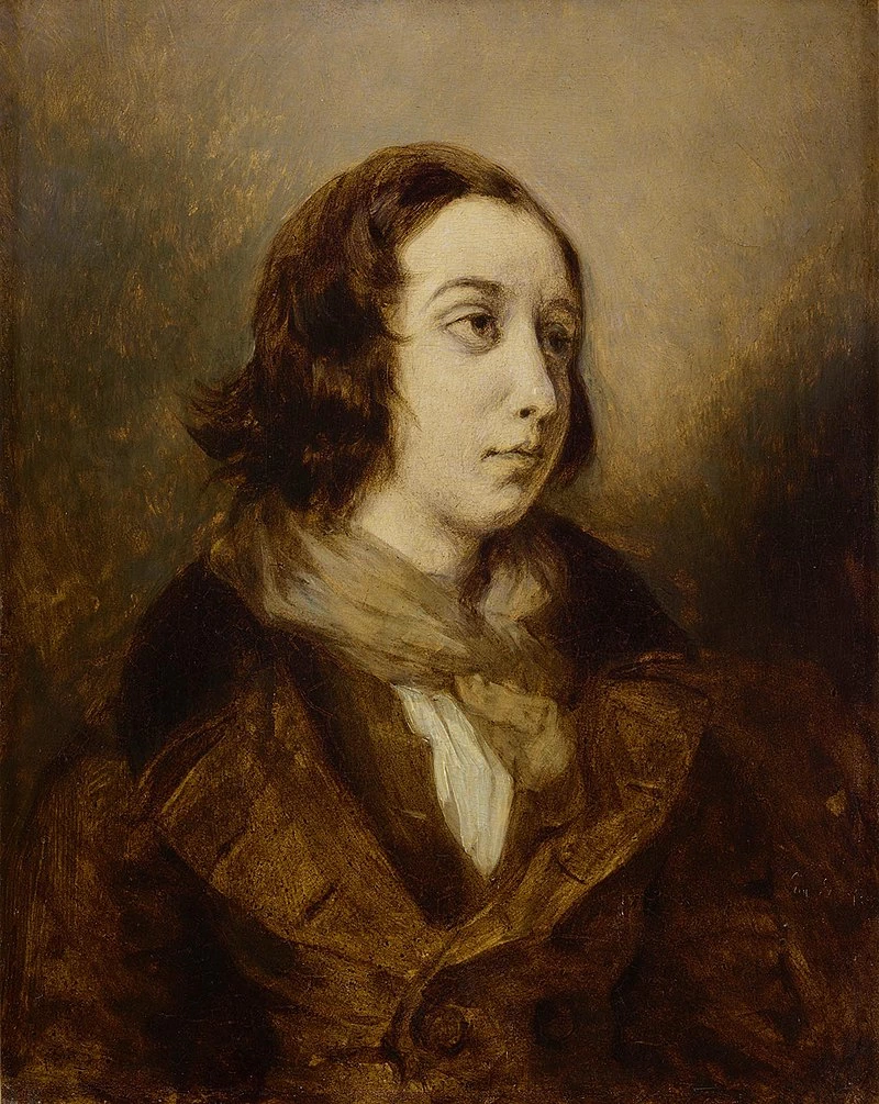 Ritratto di George Sand vestito da uomo - museo Eugène Delacroix